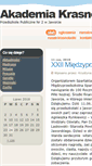 Mobile Screenshot of krasnoludek.net.pl